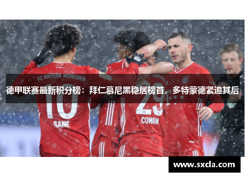 德甲联赛最新积分榜：拜仁慕尼黑稳居榜首，多特蒙德紧追其后